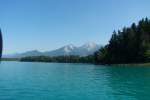 Der Faaker See. Eine Alpenidylle wie aus dem Bilderbuch. Sommer 2005