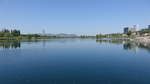 Neue Donau mit Ausblick auf die Donaucity und Millenium Tower (21.04.2019)