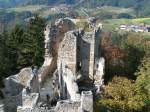 PRANDEGG, liegt sdlich von St. Leonhard bei Freistadt und ist die zweitgrsste Burgruine Obersterreichs, 