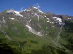 Glocknergruppe mit Großes Wiesbachhorn 3564 M. (02.08.2014)