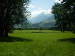 Blick auf das Kitzsteinhorn. Aufhausen, 6.08.2012