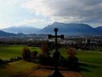 Blick von Maria-Plain auf die Landeshauptstadt Salzburg; 211026