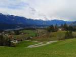 Blick von der Milstätter-Almstraße in Richtung Mollstättersee und Lurnfeld.