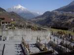 Wenns im Pitztal, Aussicht auf die Heiterwand (2615 M.) 01.04.2013