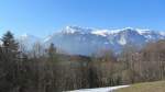 Blick auf das Sonnwendjoch in Kramsach.(3.3.2013)