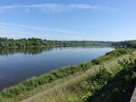 Fluss Weichsel bei Kazimierz Dolny, Woiwodschaft Lublin (15.06.2021)