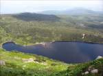 Riesengebirge polnische Seite (ehemals Schlesien): Groer Teich (polnisch: Wielki Staw), grter Gletschersee des Riesengebirges 6,5 ha gro, Lnge ca.