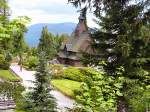 Landschaft um die Kirche Wang, polnisches Riesengebirge im Sommer 2004    Kategorievorschlag:  Polen/Gebirge/Riesengebirge