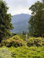 Blick zur Schneekoppe (von Kirche Wang gesehen) im Sommer 2004    Kategorievorschlag  Polen/Gebirge/Rioesengebirge