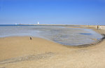 Der Strand vor Świnoujście (Swinemünde).