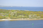 Der polnische Teil von Usedom (Uznam) vom Leuchtturm Latarnia morska aus gesehen. Aufnahme: 7. Mai 2016.