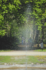 Im Kurpark von Świnoujście (Swinemünde). Aufnahme: 7. Mai 2016.