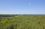 Aussicht in westlicher Richtung vom Hochbunker »Goeben« auf der Insel Wollin.