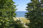 Aussicht vom Turm an der Westerplatte nördlich von Danzig (Gdánsk).