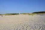 Am schönen Strand vor Leba in Hinterpommern. Aufnahme: 16. August 2020.