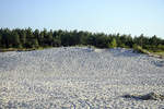 Am Strand vor Leba in Hinterpommern.