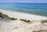 Der Strand vor Poddabie (deutsch Neu Strand) in Hinterpommern.