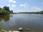 Fluss Weichsel bei Baranow, Karpatenvorland (18.06.2021)