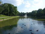 See mit Fontana Ryby im Stadtpark von Kielce (18.06.2021)