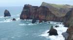 Bei der  Ponta do Rosto  gibt es ebenfalls eine Stelle mit einer fantastischen Panoramasicht auf den Atlantik und die spektakulären vulkanischen Gesteinsformationen vor der Küste beim