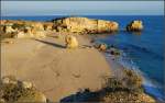 Algarve in der Weihnachtszeit.

Fast einsamer Badestrand Praia de Sao Rafael im Dezember 2007.