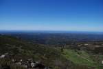 MONCHIQUE, 05.03.2008, seltener Ausblick vom Pico da Fóia; klarer Blick bis hin zur Westküste