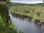 Österdalälven Fluss bei Asen (17.06.2017)