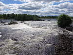 Stromschnellen des Dalälven Fluss bei Gysinge, Uppsala Län (22.06.2017)