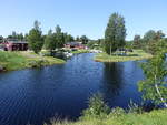 Kleine Siedlung am Ögsträmmen Fluss, Värmlands län (31.05.2018)