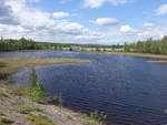 Juktån Fluss, er ist der zweitgrößte Nebenfluss des Ume älv nach dem Vindelälven, 
Västerbottens län (01.06.2018)