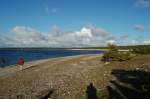 Raukar im Norden Gotlands. Kalkhaltige bereste von Riffstrukturen aus dem Ordovizium/Silur (Vor ca. 440 Millionen Jahren). 08.10.2011