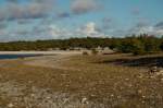 Raukar im Norden Gotlands. Kalkhaltige bereste von Riffstrukturen aus dem Ordovizium/Silur (Vor ca. 440 Millionen Jahren). 08.10.2011