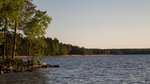 Lake Unden at Tived, Sweden at Sunset.
Der Undensee in Tived, Schweden bei Sonnenuntergang.
Juni 2014