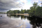 Evedalsbadet am Helgasjön nördlich von Växjö.