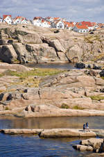 Blick auf Smögenön von der Insel Kleven im Bohusläner Schärenhof.