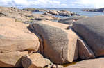 Felsenlandschaft auf der Schereninsel Hållö westlich von Smögen in Schweden.