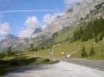 Klausenpass, Verbindung zwischen den Kantonen Uri und Glarus, er fhrt   von Altdorf ber das Schchental nach Linthal (05.09.2010)