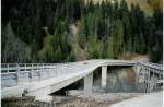 Neue und alte Rehrtibrcke bei Adelboden