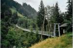 Hngebrcke im Hohstalden an der Strasse Frutigen-Adelboden