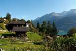 Brienz am 30.09.2011, die Koffer sind im Hotel, nun geht es auf Erkundung.