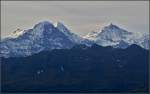 Blick vom Brienzer Rothorn auf drei Altbekannte und eine berhmte Schattenseite.