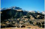 Das Dorf Adelboden, von der Hohliebe aus gesehen