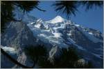 Ein Blick auf die Alpenlandsschaft im Jungfraugebiet.