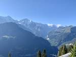 Der Ausblick auf die Jungfrau Region am 5.9.20 von der Schynigen Platte aus.