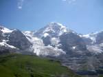 Der Mnch (4.107 m) von der Kleinen Scheidegg aus gesehen.