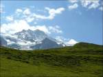 Die Jungfrau (4158 m) von der Kleinen Scheidegg (2061 m) aus fotografiert am 30.07.08.