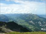 Aussicht ins Simmental von Niesen Kulm aus fotografiert am 29.07.08.