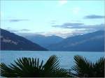 Abendstimmung am Thuner See in Spiez.