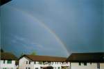 Regenbogen ber dem Drrenast bei Thun im Sommer 1993  