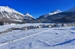 Celerina im Engadin am 12.11.2016 - durch reichlich Neuschnee die Tage zuvor zeigte sich die Region von seiner besonders schönen Seite. 